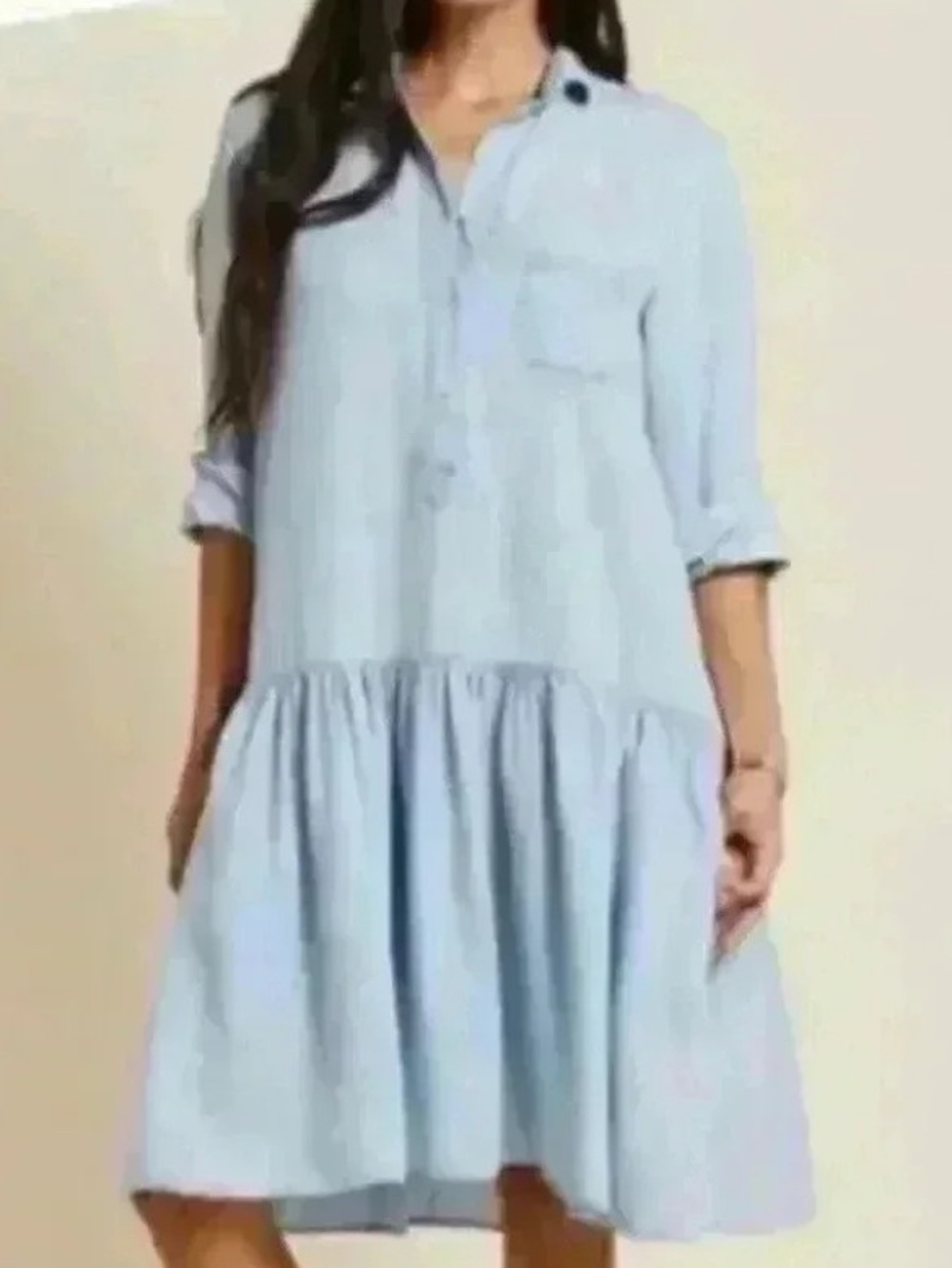 Grayson Changemaker Dress Size 8/10 Light Blue Lightweight
